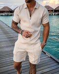 Men's Polo and Shorts Set, Matching Summer Outfit