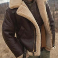 Men's Classic Flight Jacket - Polyester Winter Outerwear