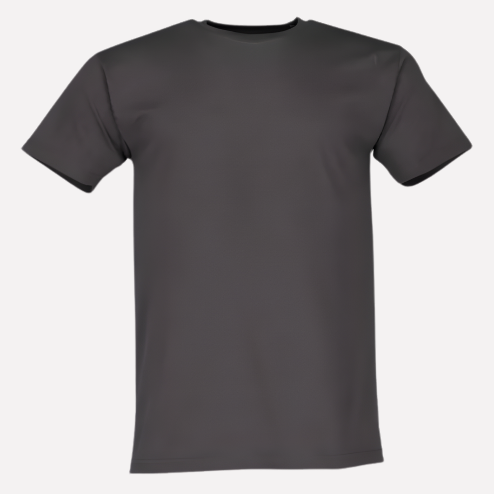 Men's Crew Neck Cotton T-Shirt - Classic Short-Sleeve Tee
