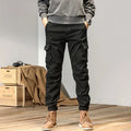 Men's Cargo Joggers, Cotton Streetwear Jogger Pants