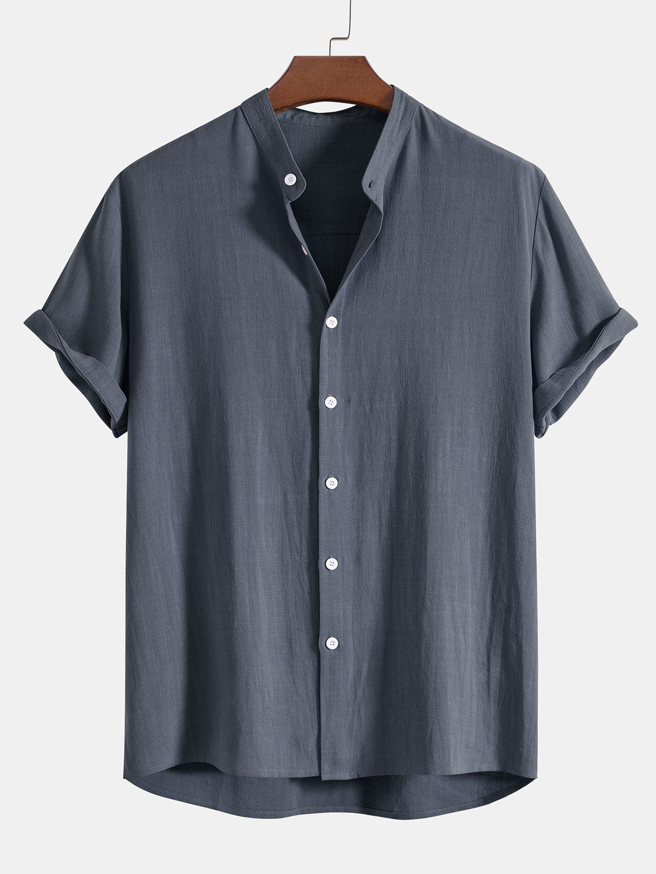 Men's Linen Two-Piece Summer Set - Shirt and Trousers