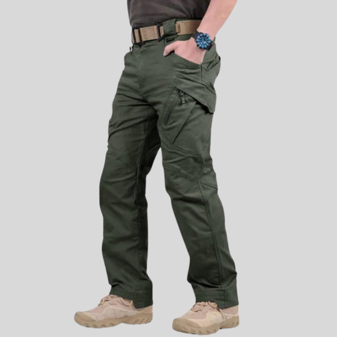 Men's Stretch Cargo Pants | Elastic Waist Cargo Trousers