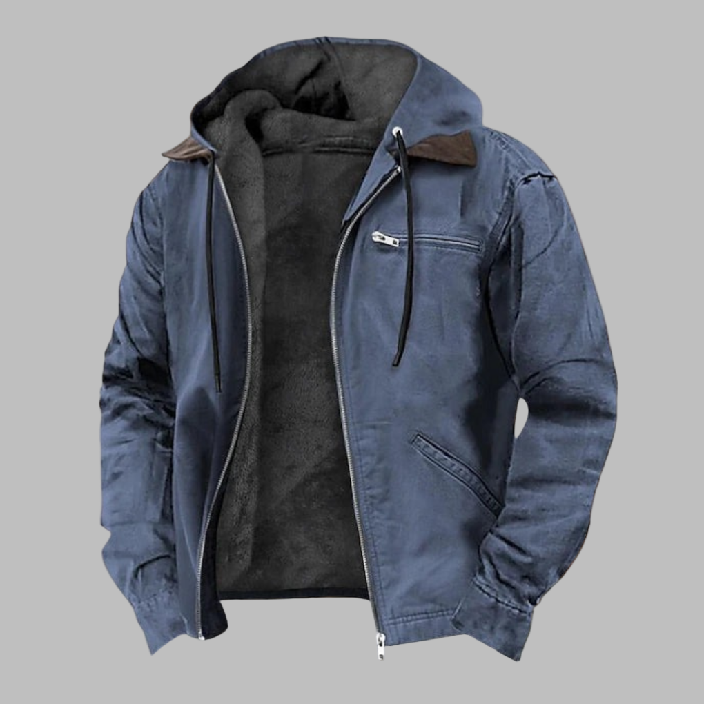 Men's Tailored Jacket - Sophisticated Everyday Blazer with Functional Pockets