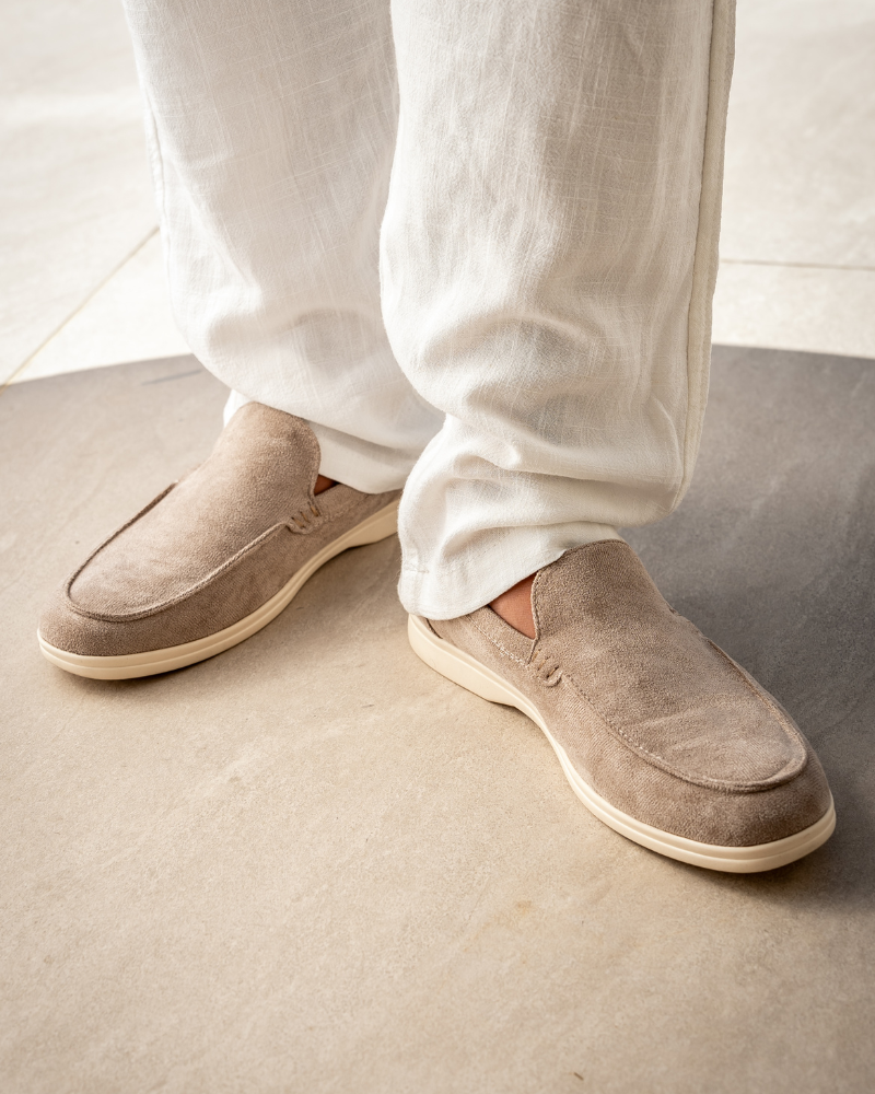 Men's Slip-On Loafers with Supportive Insole, Casual Everyday Shoes