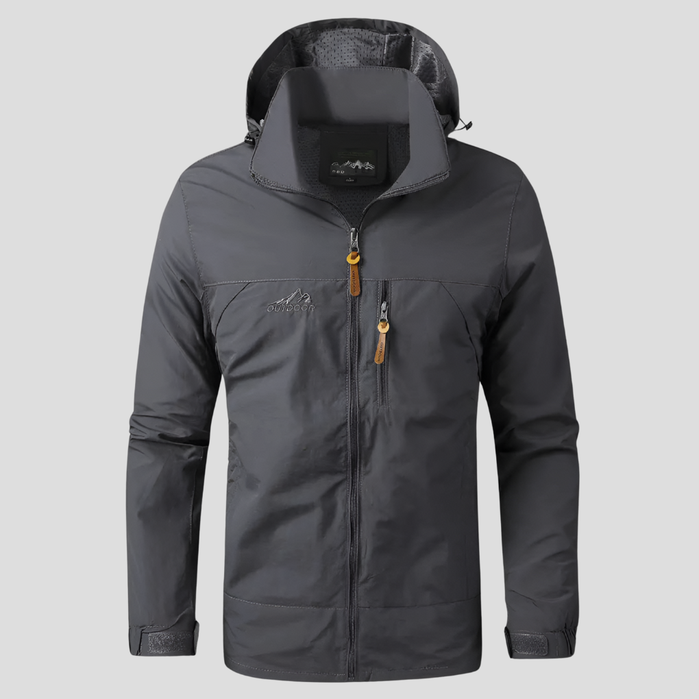 Men's Waterproof Windproof Outdoor Jacket for Hiking
