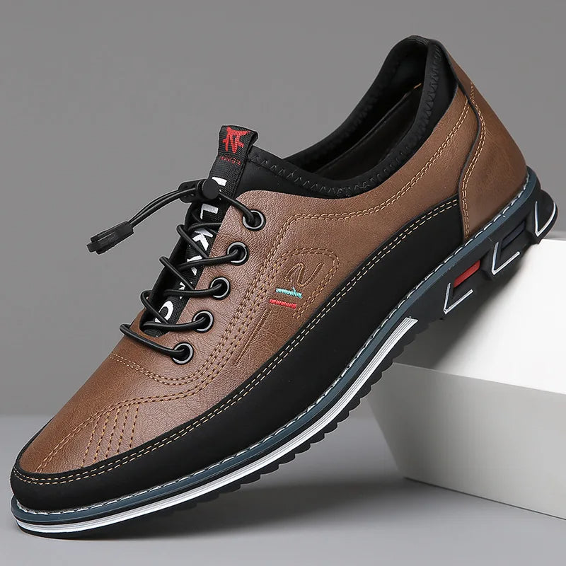 Men's Orthopedic Shoes, Ergonomic Leather Comfort Shoes