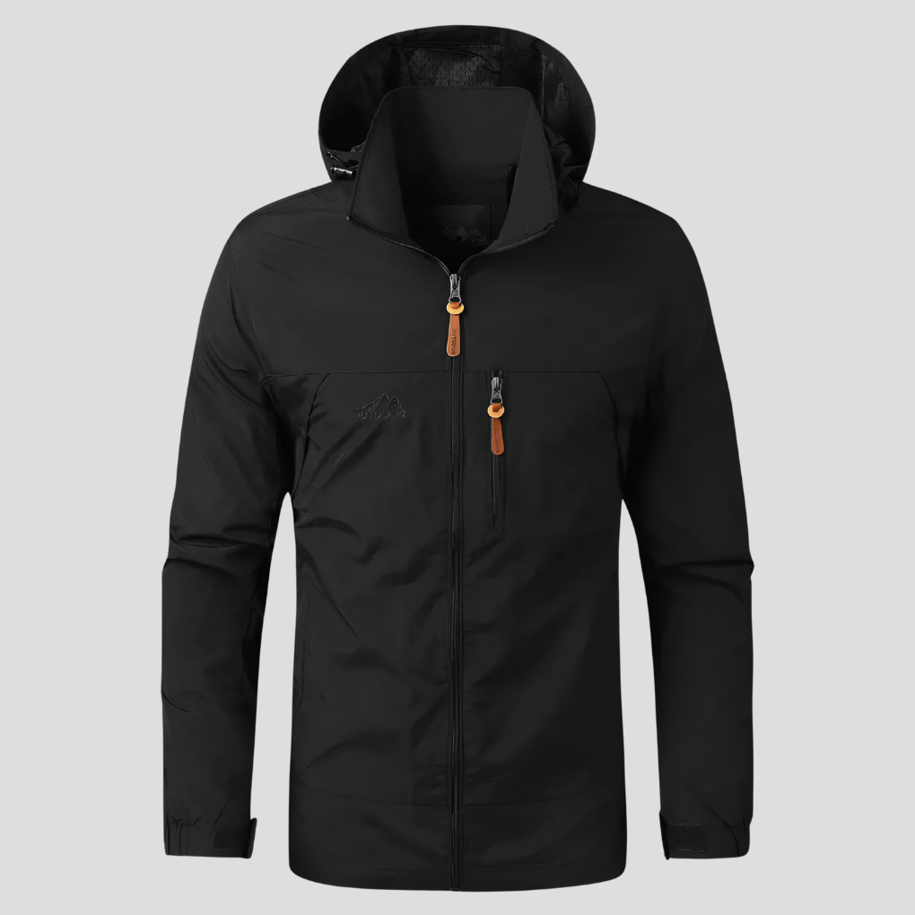 Men's Waterproof Windproof Outdoor Jacket for Hiking