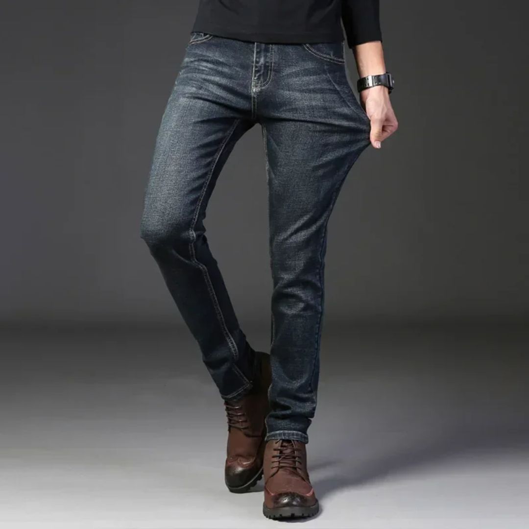 Slim Traveler Jean for Men - Stretch Denim with Tailored Five-Pocket Fit