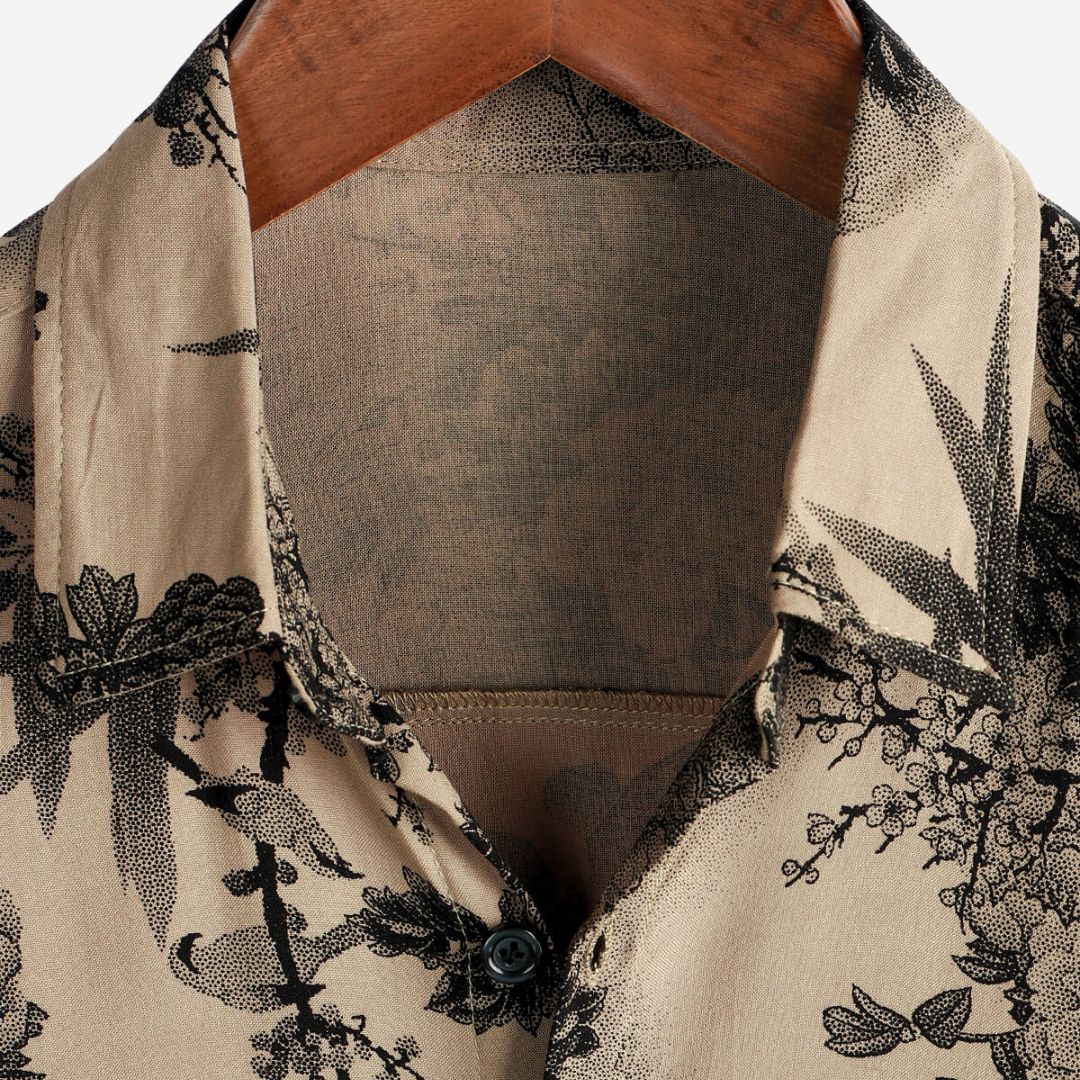 AirLight Inkwell Blossom Shirt - Lightweight 4-Way Stretch Floral Shirt