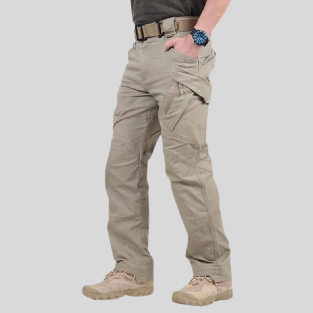 Men's Stretch Cargo Pants | Elastic Waist Cargo Trousers