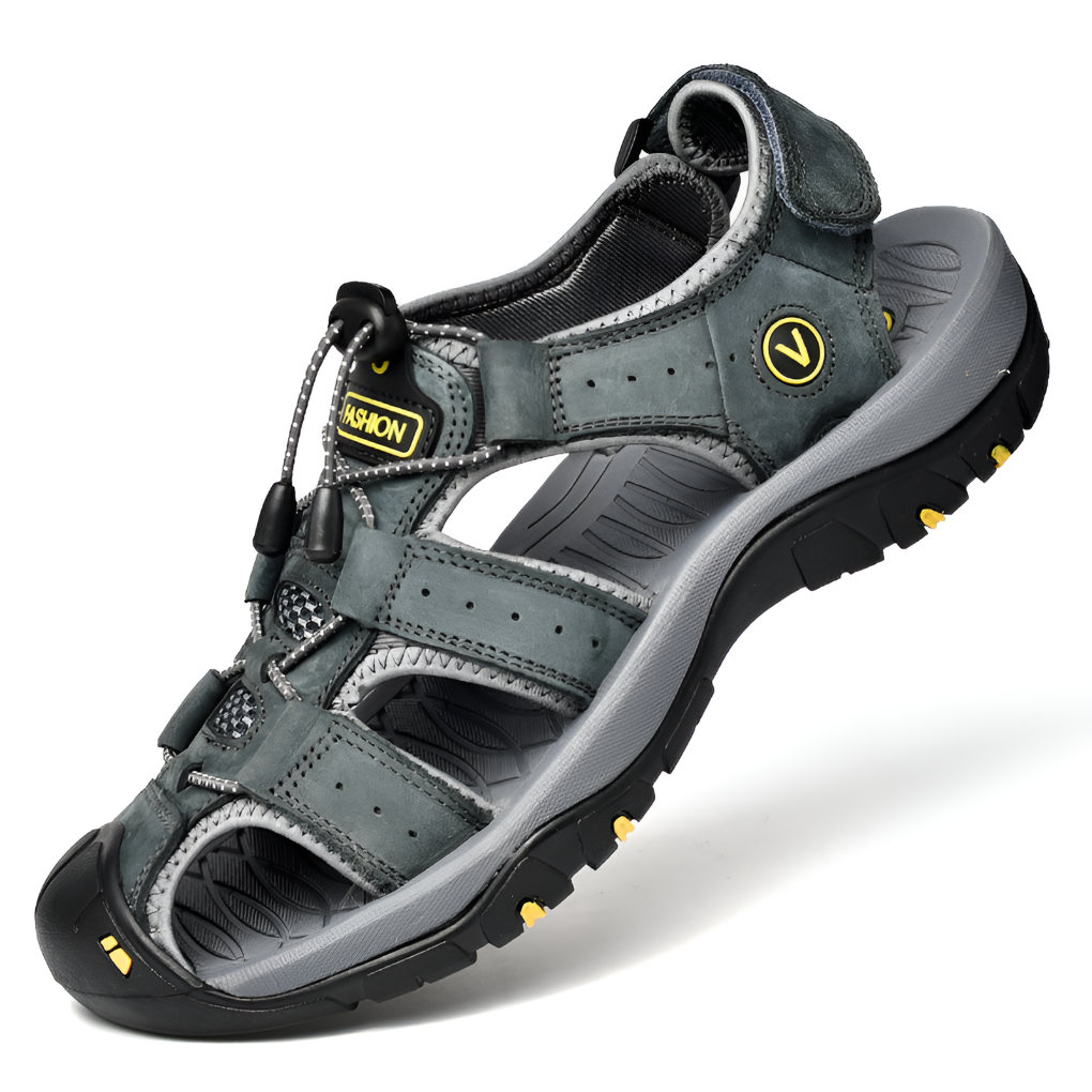 Men's Orthopedic Sandals with Adjustable Straps, Supportive Comfort