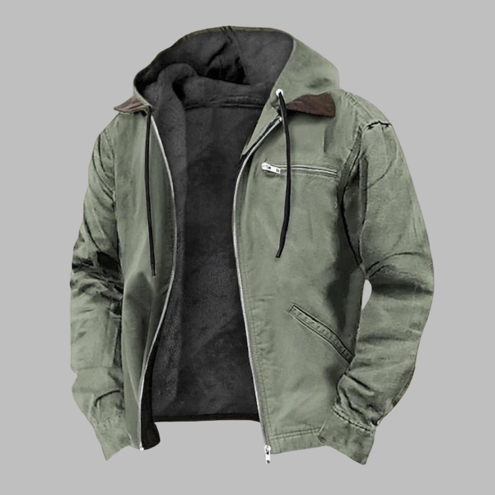 Men's Tailored Jacket - Sophisticated Everyday Blazer with Functional Pockets
