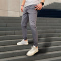 Men's Tapered Cargo Pants - Casual Multi-Pocket Trousers