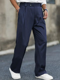 Men's Straight-Leg Summer Trousers - Lightweight Chino Pants