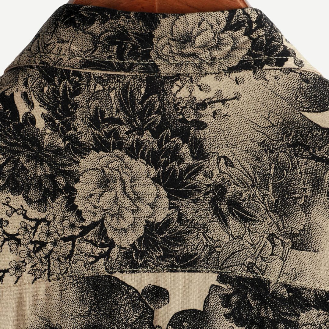 AirLight Inkwell Blossom Shirt - Lightweight 4-Way Stretch Floral Shirt