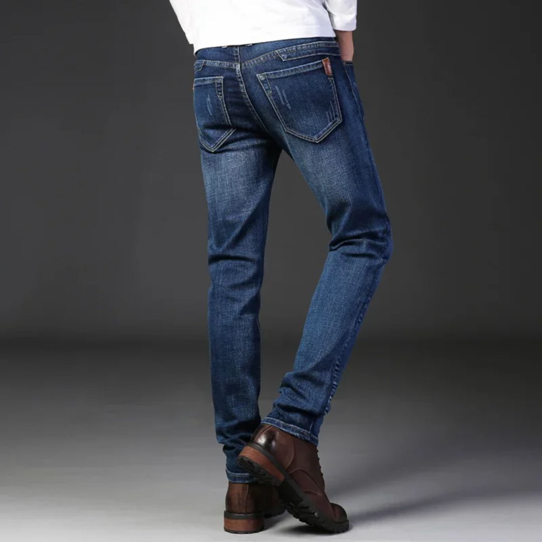 Slim Traveler Jean for Men - Stretch Denim with Tailored Five-Pocket Fit