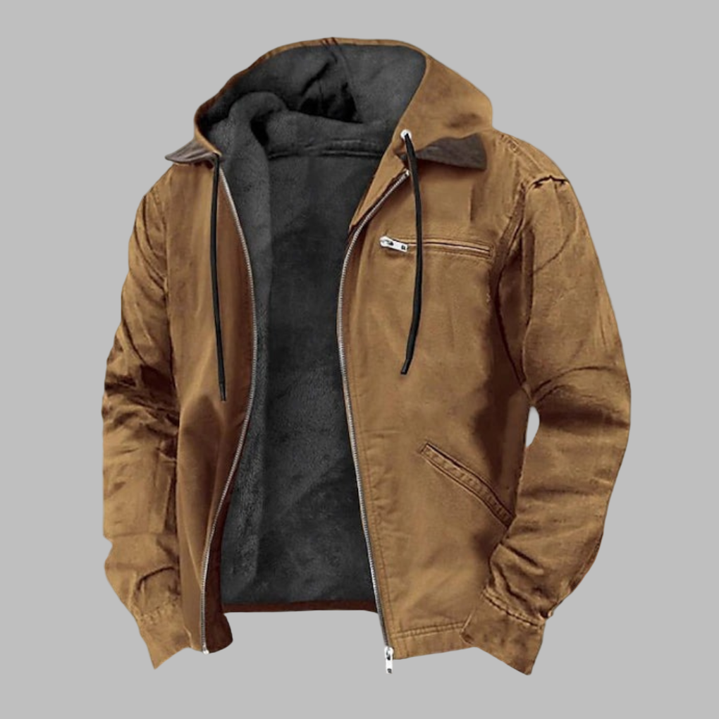Men's Tailored Jacket - Sophisticated Everyday Blazer with Functional Pockets