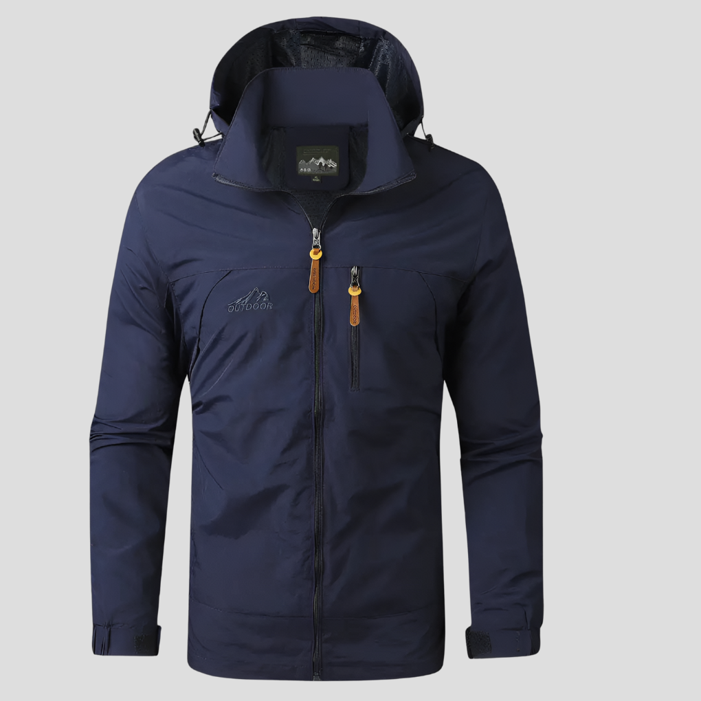 Men's Waterproof Windproof Outdoor Jacket for Hiking