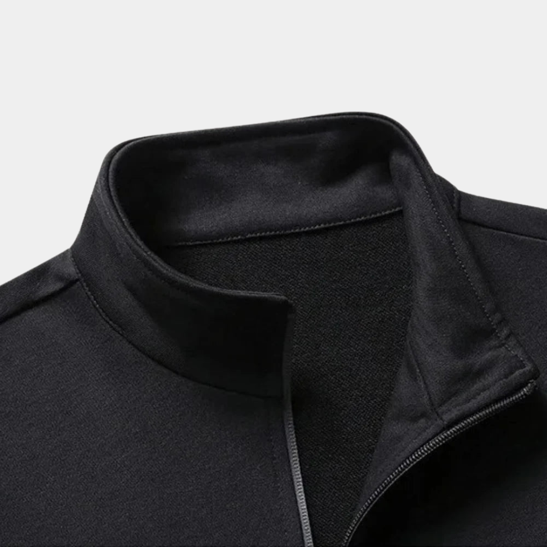 Men's Two-Piece Tracksuit - Zip-Up Jacket & Jogger Pants Set