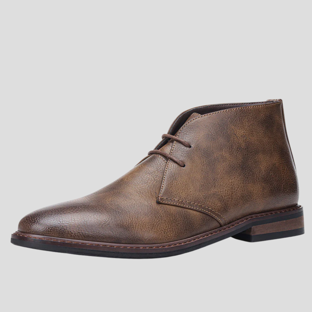 Men's Classic Desert Boots - Suede Ankle Boots, Lace-Up