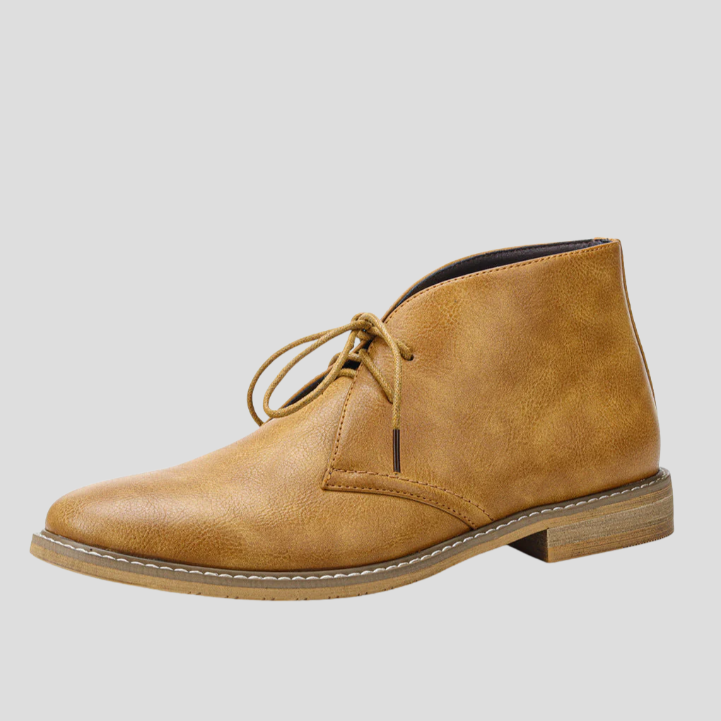 Men's Classic Desert Boots - Suede Ankle Boots, Lace-Up