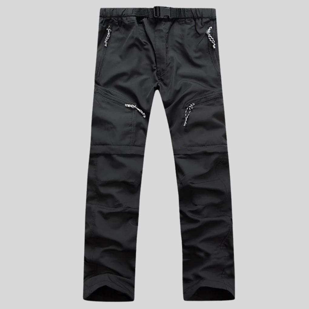 Men's Convertible Hiking Pants, 2-in-1 Zip-Off Shorts