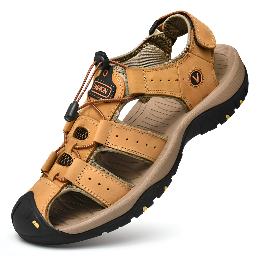 Men's Orthopedic Sandals with Adjustable Straps, Supportive Comfort