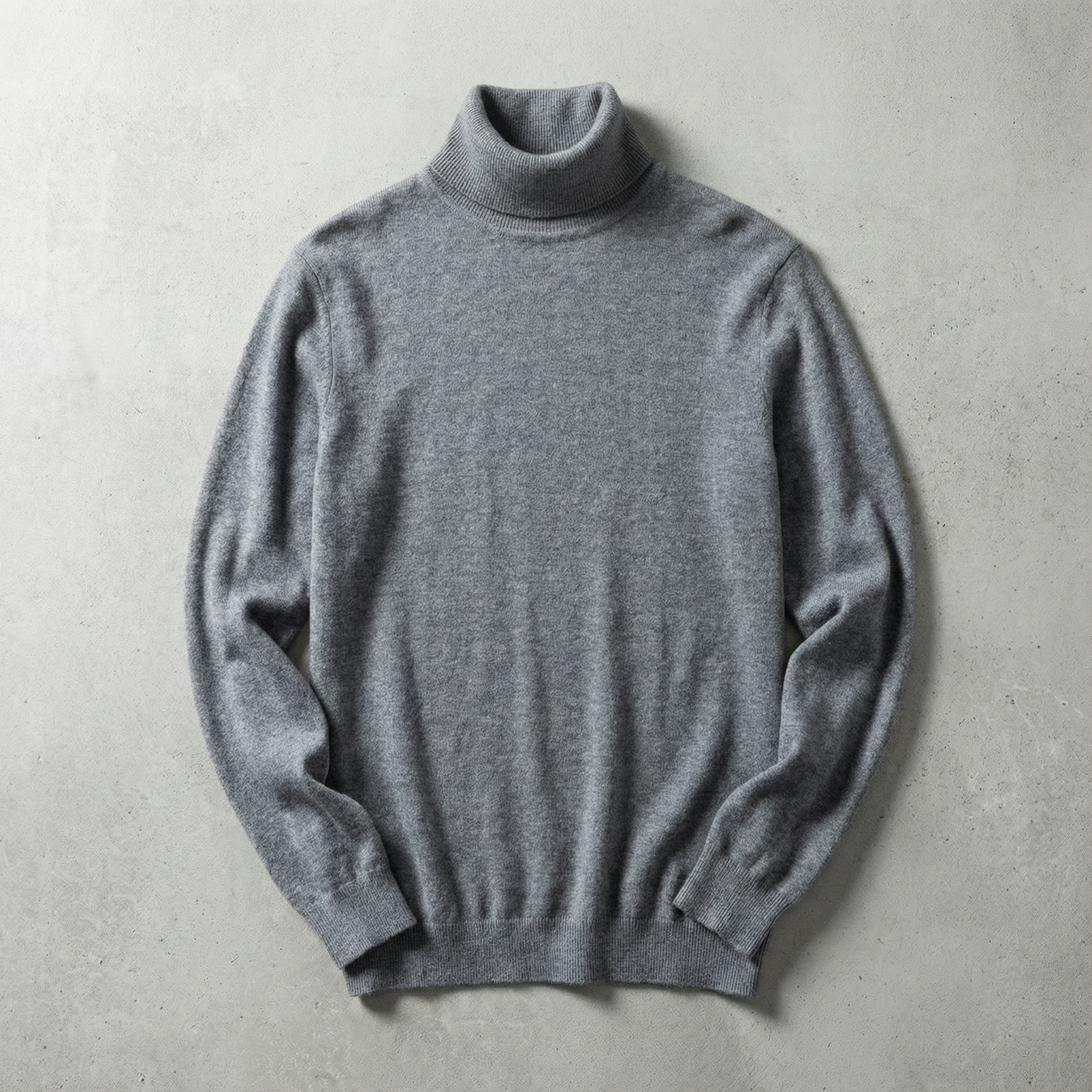 Montreux Cashmere Turtleneck for Men - Soft Warm Minimalist Sweater
