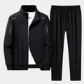 Men's Two-Piece Tracksuit - Zip-Up Jacket & Jogger Pants Set