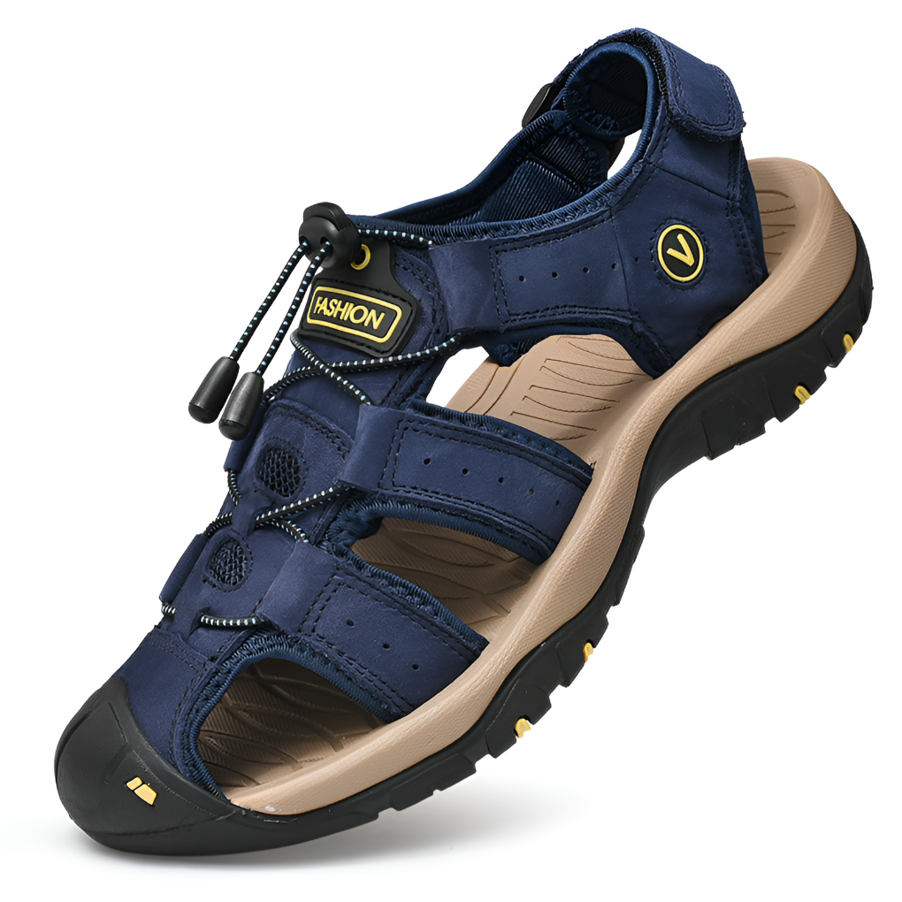 Men's Orthopedic Sandals with Adjustable Straps, Supportive Comfort