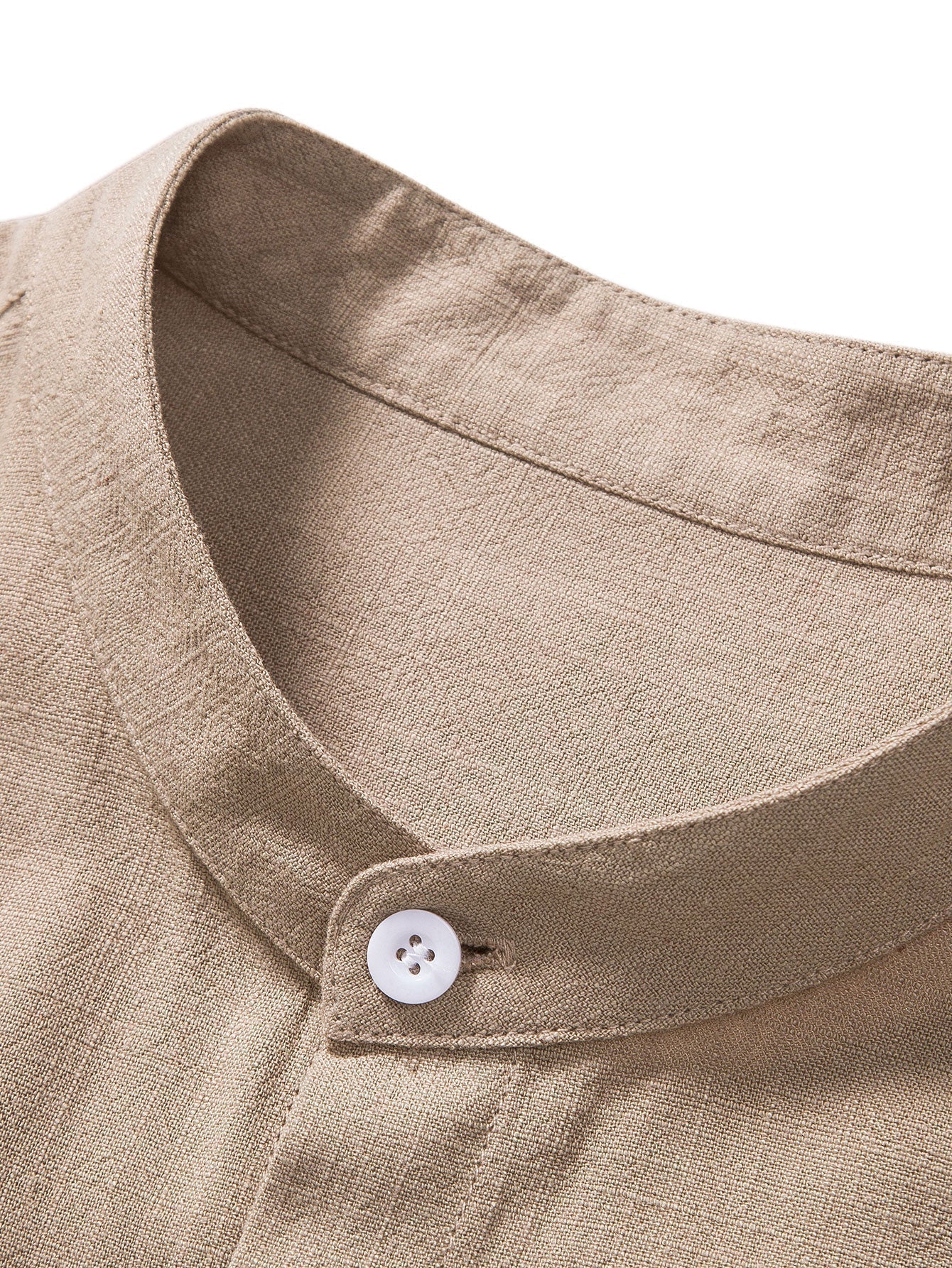 Men's Button-Down Shirt and Pants Set with Elastic Waist, Summer Two-Piece Outfit