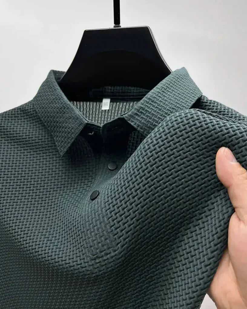 Men's Polo Shirt, Refined Fabric with Tailored Fit for Work and Leisure