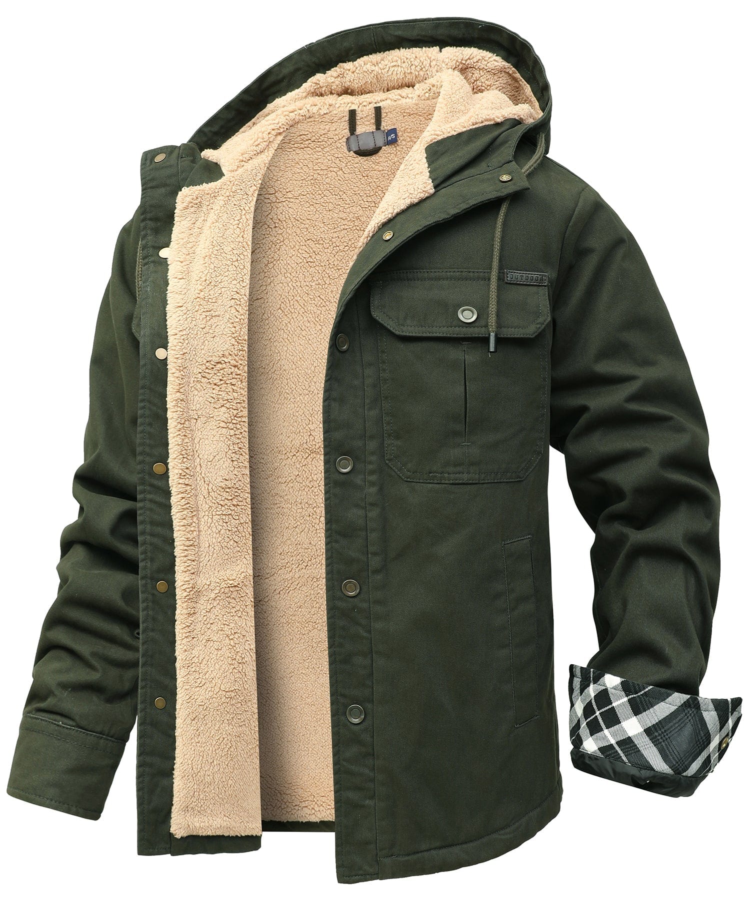 Apex Fleece Jacket for Men - Wind-Resistant Insulated Work Jacket