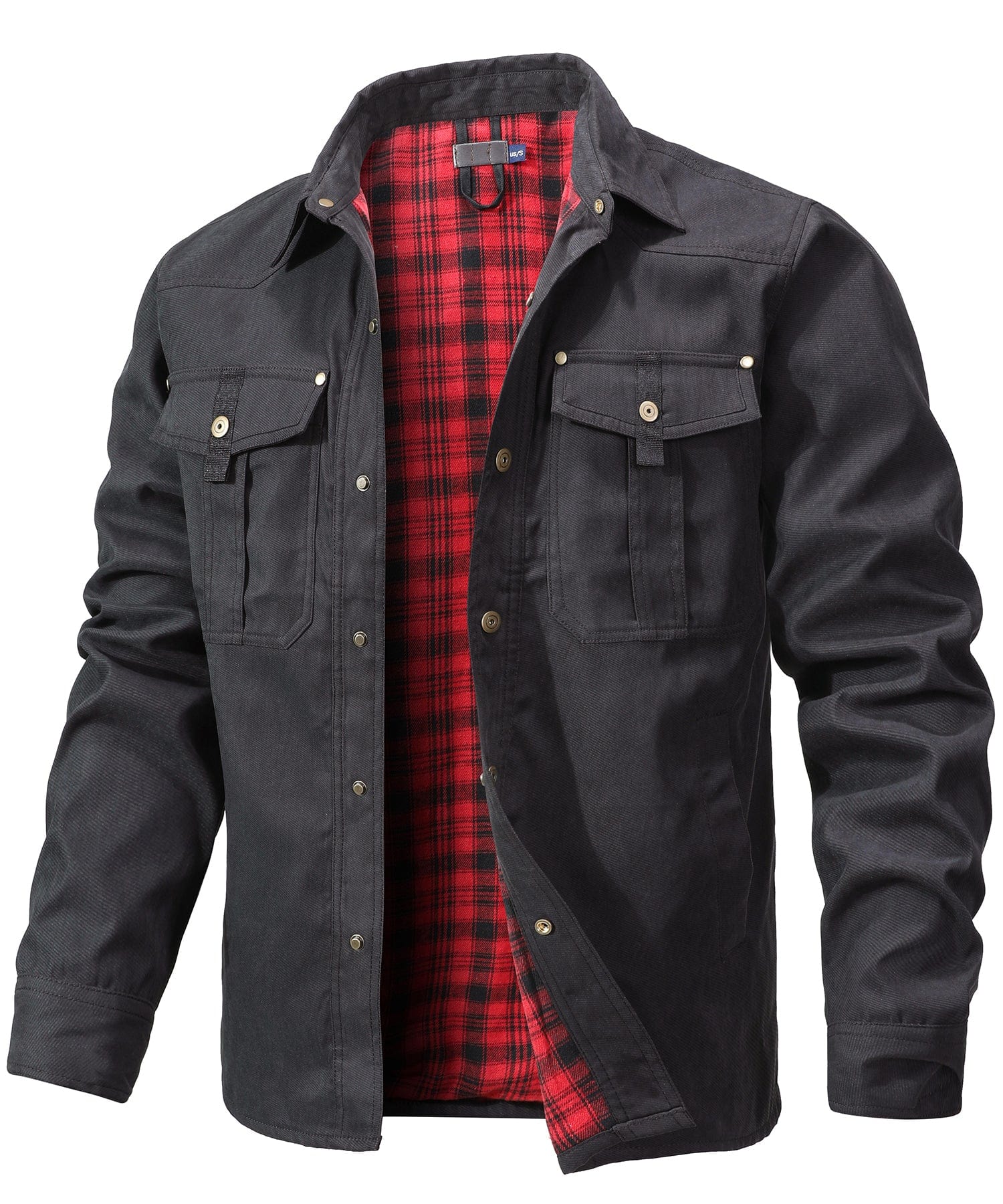 Traverse Insulated Jacket for Men - Polyester Cotton-Flannel Outdoor Coat
