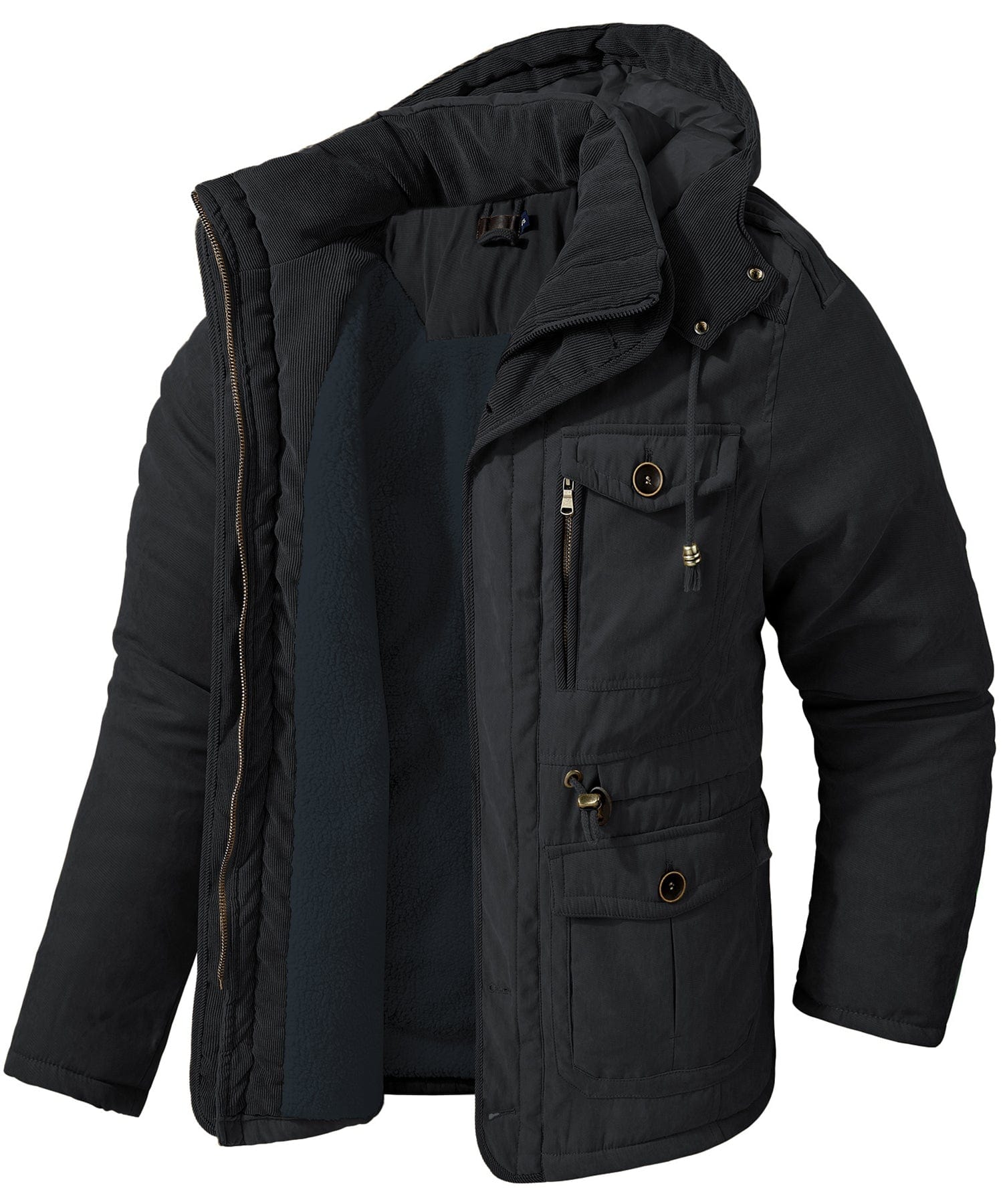 Titan Expedition Jacket for Men - Fleece-Lined Cold Weather Coat