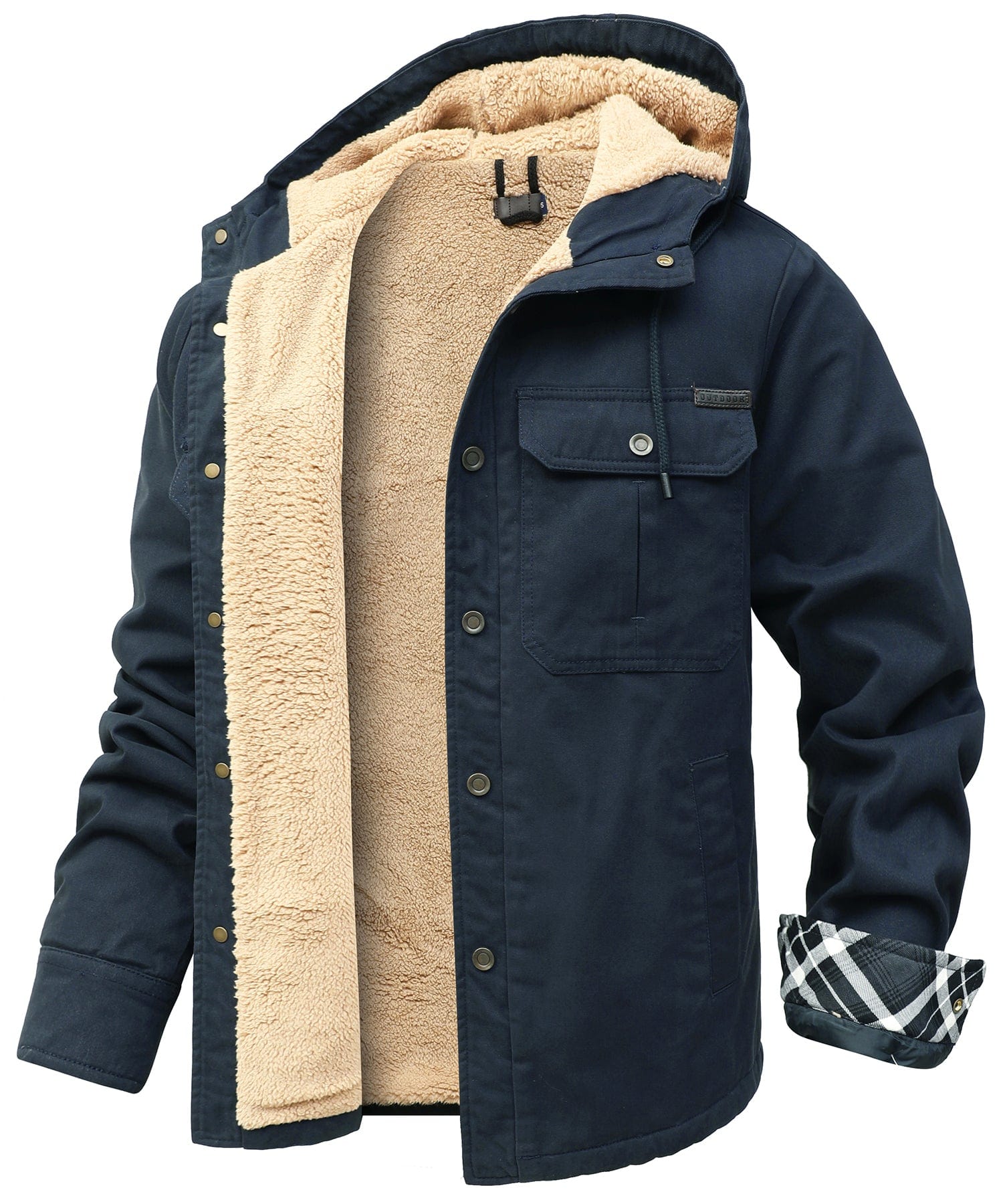 Apex Fleece Jacket for Men - Wind-Resistant Insulated Work Jacket