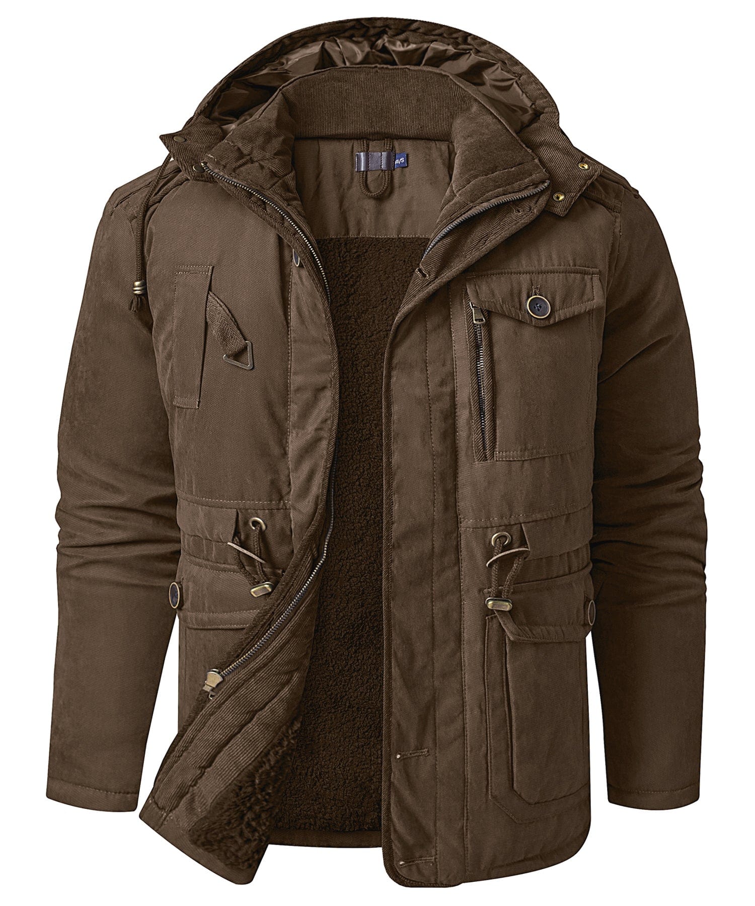 Titan Expedition Jacket for Men - Fleece-Lined Cold Weather Coat