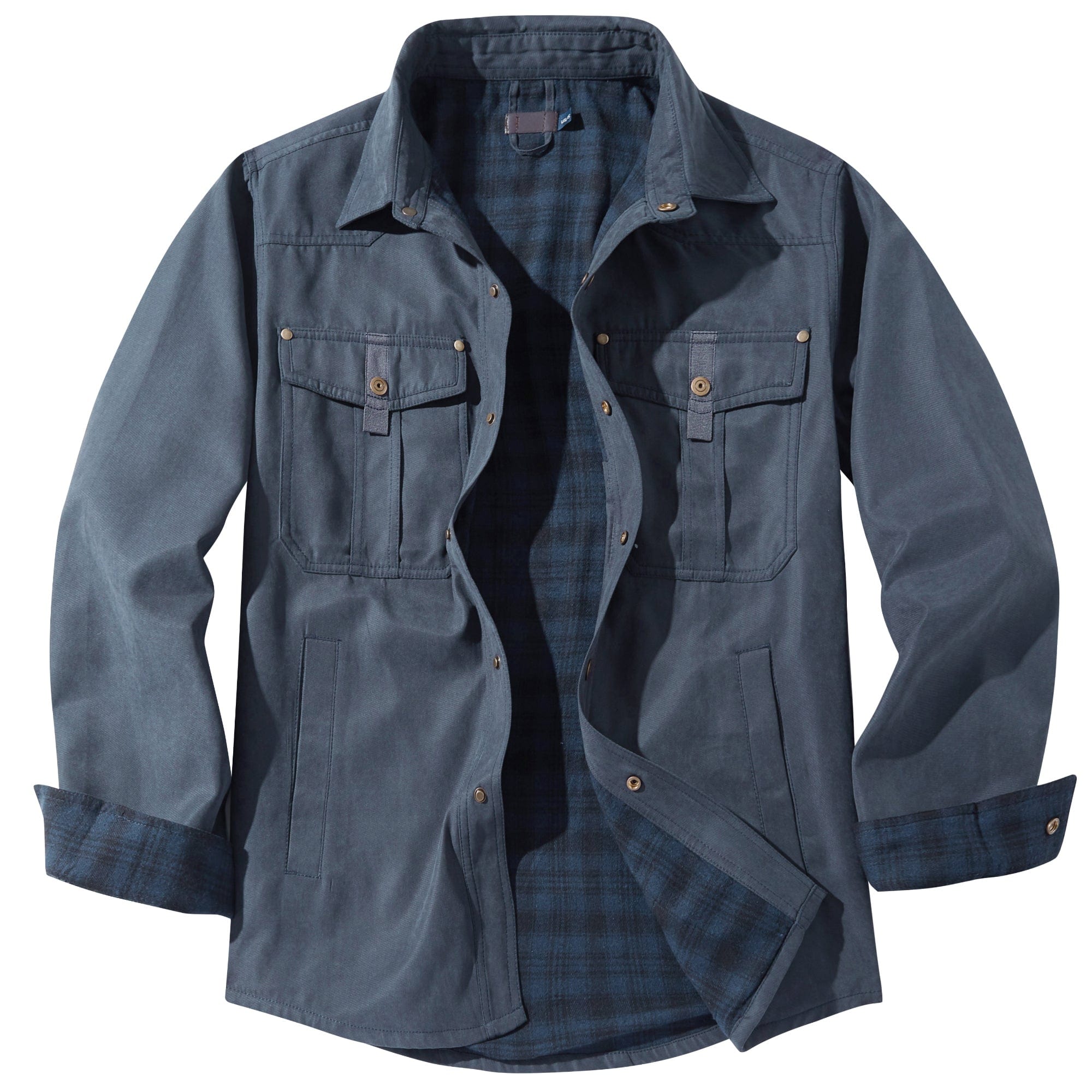 Traverse Insulated Jacket for Men - Polyester Cotton-Flannel Outdoor Coat