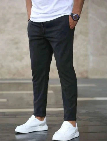 Men's Modern Stretch Pants - Slim Fit Stretch Trousers for Office & Casual