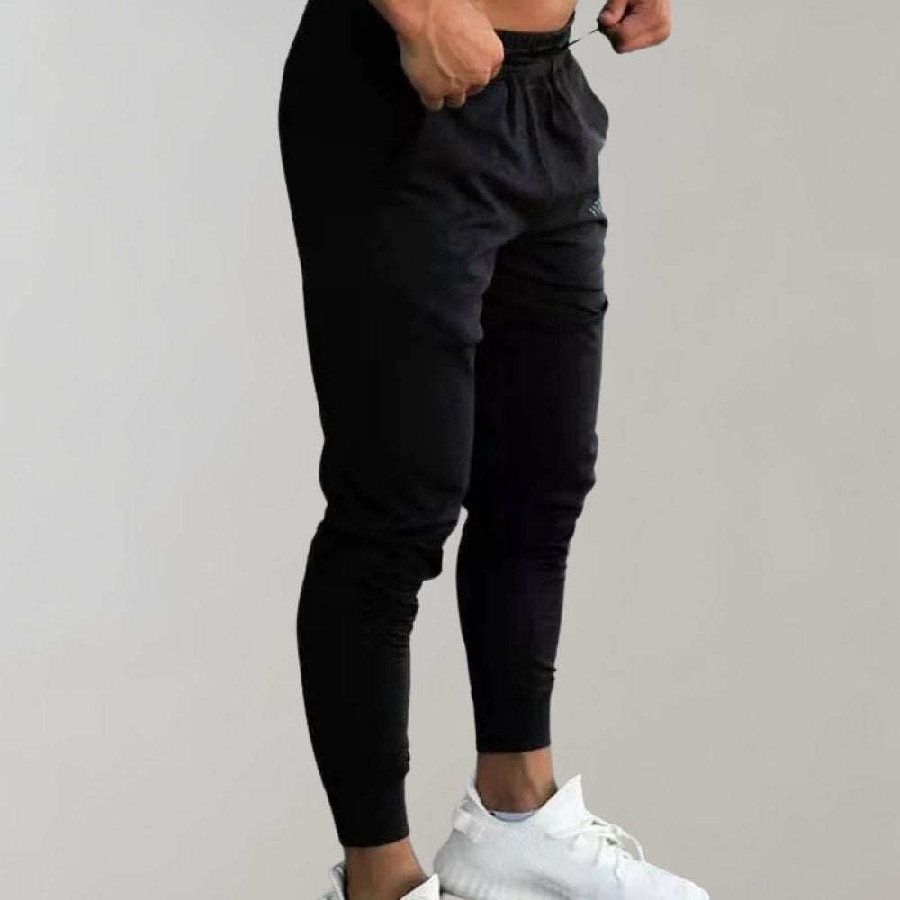 Men's Slim Fit Jogging Pants, Breathable Stretch Sweatpants