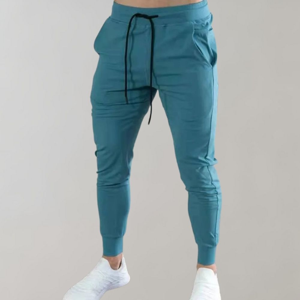 Men's Slim Fit Jogging Pants, Breathable Stretch Sweatpants