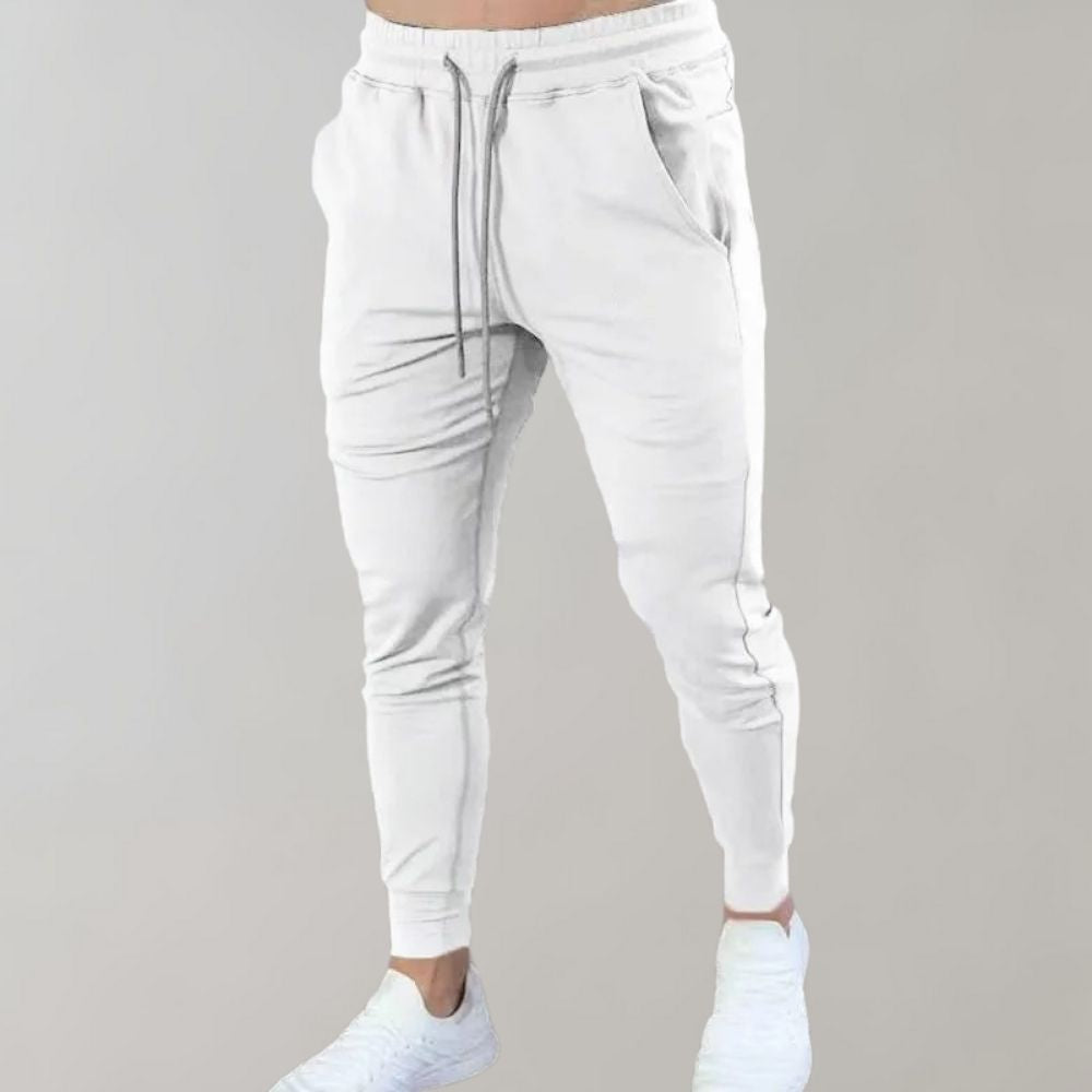 Men's Slim Fit Jogging Pants, Breathable Stretch Sweatpants