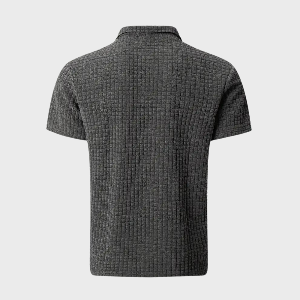 Men's Slim-Fit Polo Shirt, Breathable Cotton Casual Wear