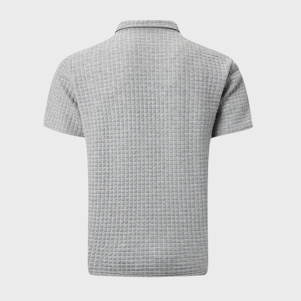 Men's Slim-Fit Polo Shirt, Breathable Cotton Casual Wear