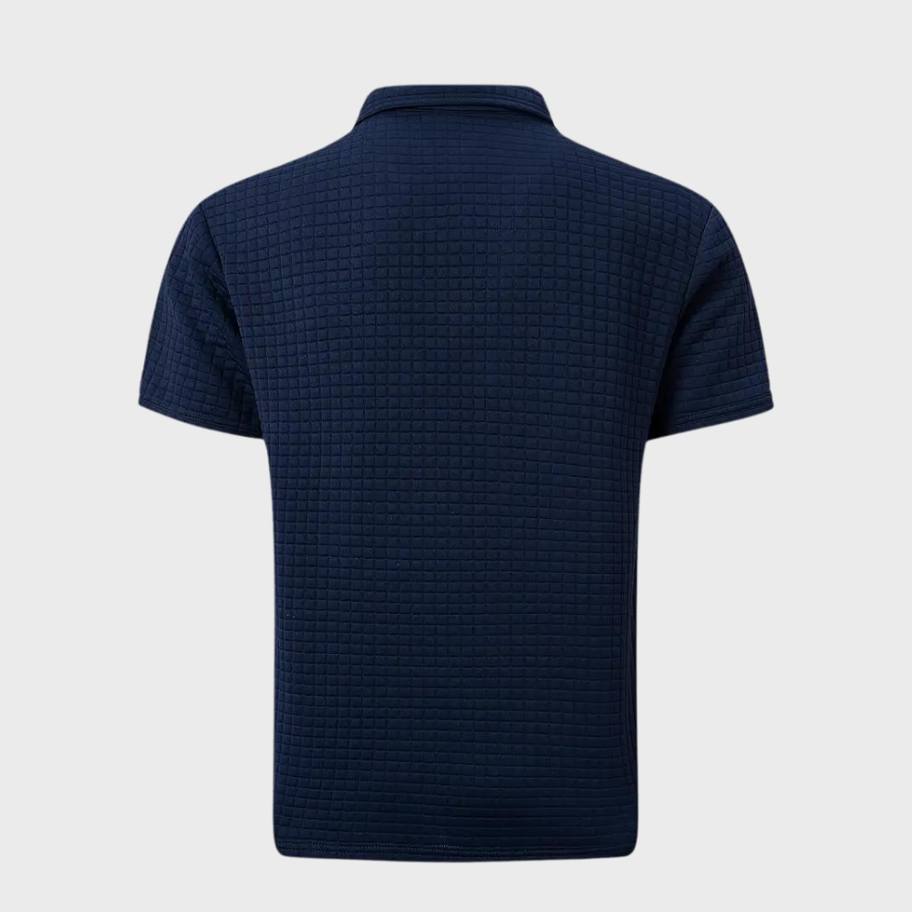 Men's Slim-Fit Polo Shirt, Breathable Cotton Casual Wear