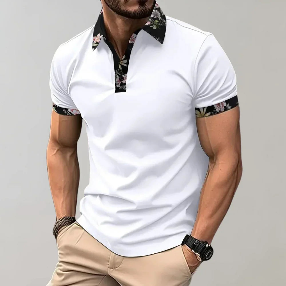 Men's Classic Fit Polo Shirt, Short Sleeve Cotton Pique Polo for Men