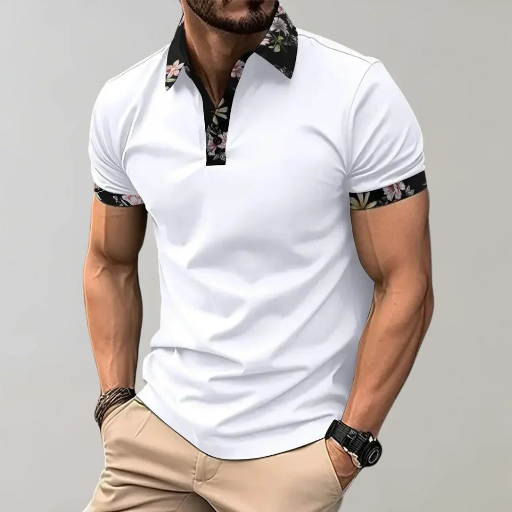 Men's Classic Fit Polo Shirt, Short Sleeve Cotton Pique Polo for Men
