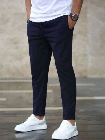 Men's Modern Stretch Pants - Slim Fit Stretch Trousers for Office & Casual