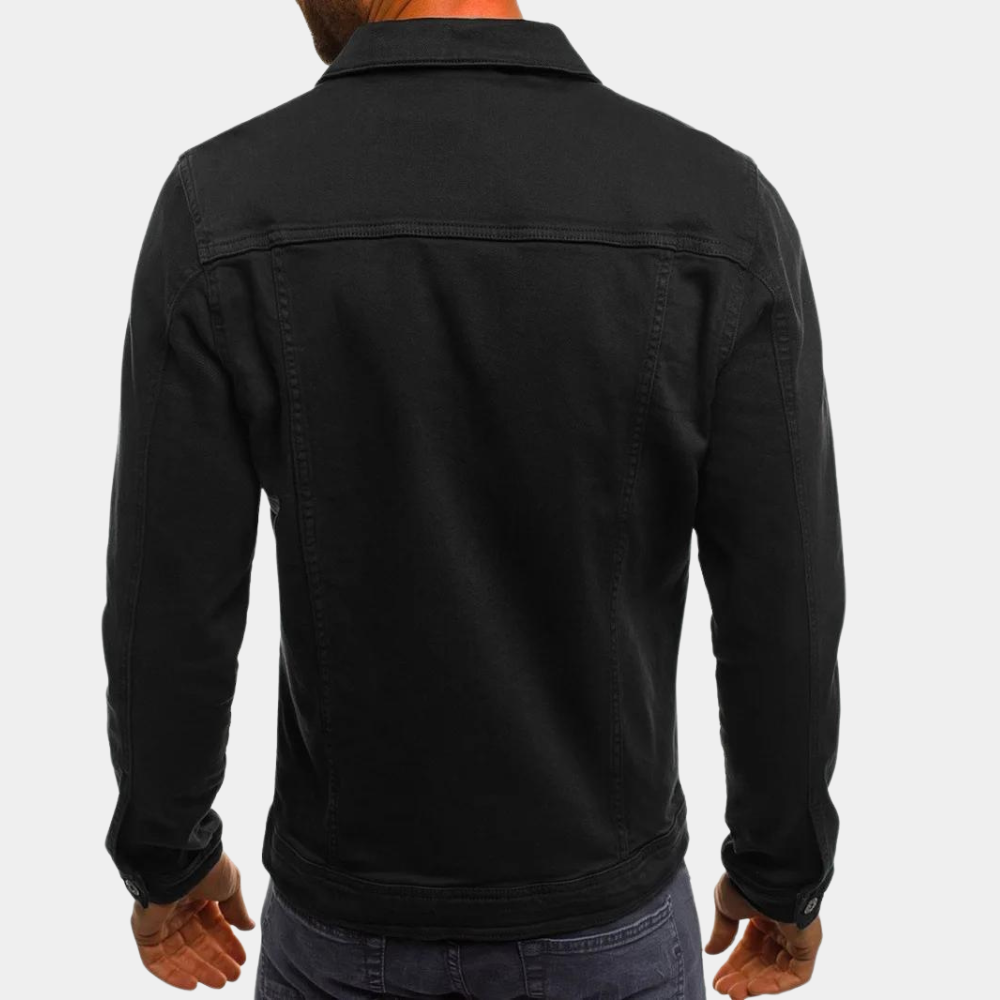Men's Casual Denim Jacket, Classic Cotton Jacket for Everyday Wear