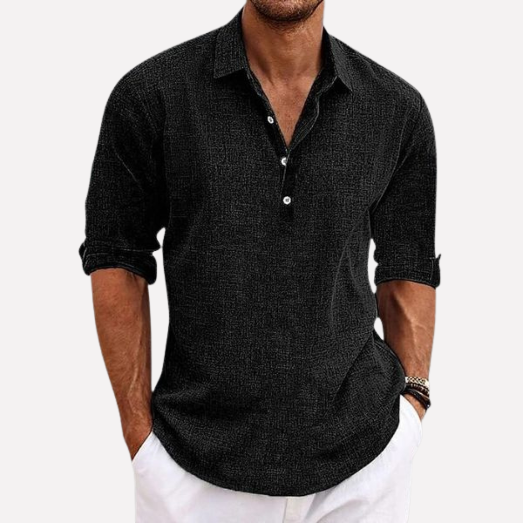 Men's Polo Shirt - Classic Collared Short Sleeve for Everyday Wear
